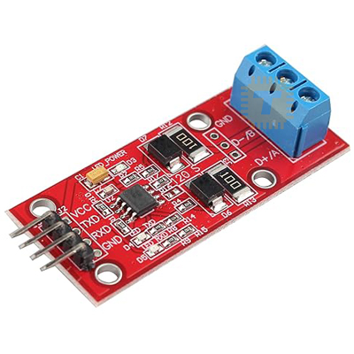 MAX485 TTL to RS485 Converter Module with Protection (Red) (MD0939)
