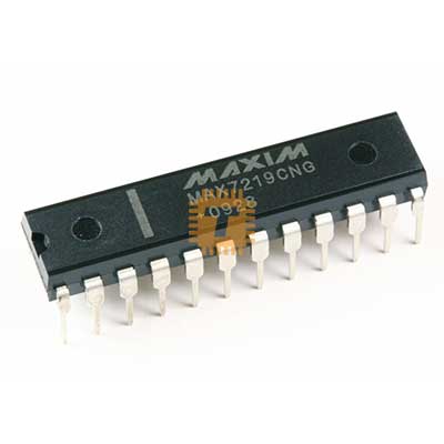 MAX7219CNG Serially Interfaced 8-Digit LED Display Driver (IC0010)