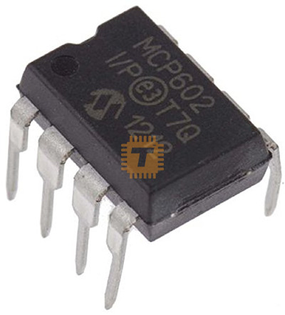 MCP602 I/P Dual Op-Amp Operational Amplifier DIP-8 (IC0027)