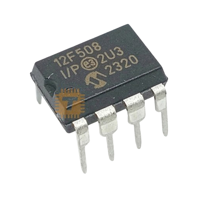 Microchip PIC12F508 I/P PDIP-8 (Normal Quality) (MC0118)