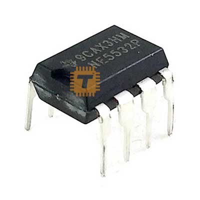 NE5532 Dual Low-Noise High-Speed Audio Operational Amplifier Op-Amp PDIP-8 (IC0175)