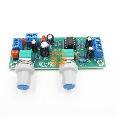 NE5532 Subwoofer Preamplifier Module 12-24VDC Pre-Amp Low-pass Filter (MD0463)