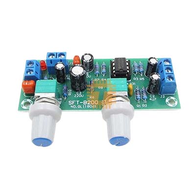 NE5532 Subwoofer Preamplifier Module 12-24VDC Pre-Amp Low-pass Filter (MD0463)