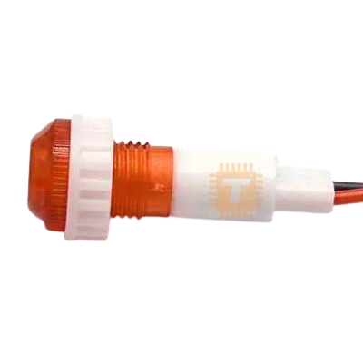 Neon Indicator Tiny Orange Panel Mount 8mm (NL0001)