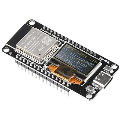 NodeMCU ESP32 Dev Board Type-C CH340 0.96" Blue Yellow OLED Display Wifi Bluetooth IoT (MD0946)