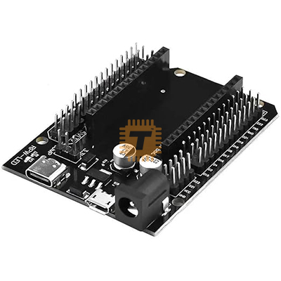 NodeMCU ESP32 Shield Expansion Board 30p Barrel MicroUSB Type-C (MD0872)