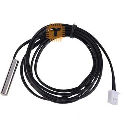 NTC 10K ohm 1% Thermistor Temperature Sensor with 1m Cable (MD0377)