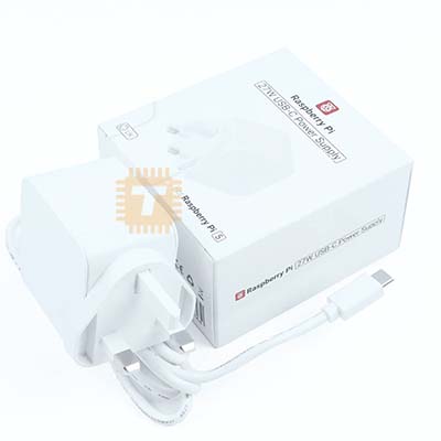 Original Raspberry Pi 5 Power Adapter 5A Type-C 27W (PS0086)