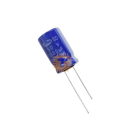 Original SAMWHA 1000uF 50V Electrolytic Capacitor THT (CA0228)