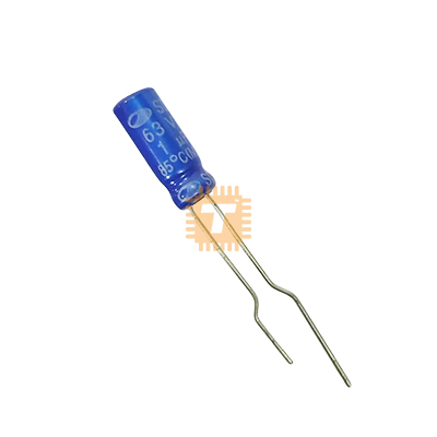 Original SAMWHA 1uF 63V Electrolytic Capacitor THT (CA0206)
