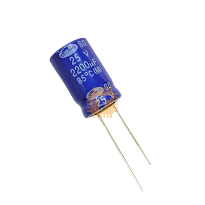 Original SAMWHA 2200uF 25V Electrolytic Capacitor THT (CA0230)