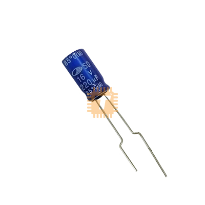 Original SAMWHA 220uF 16V Electrolytic Capacitor THT (CA0219)