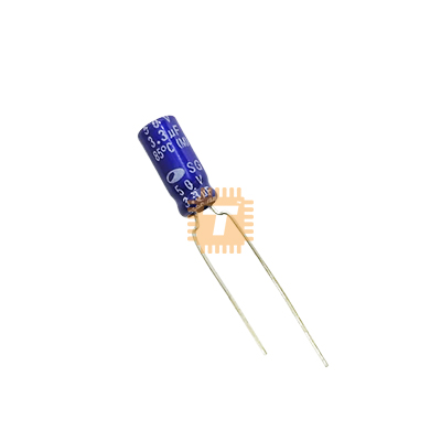 Original SAMWHA 3.3uF 50V Electrolytic Capacitor THT (CA0208)