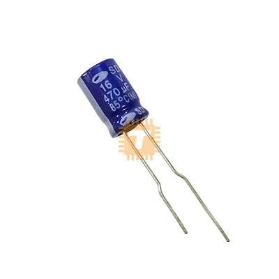 Original SAMWHA 470uF 16V Electrolytic Capacitor THT (CA0223)
