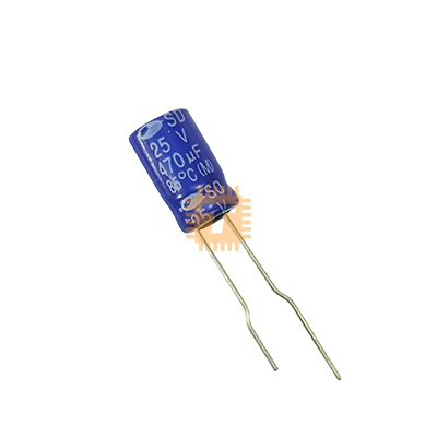 Original SAMWHA 470uF 25V Electrolytic Capacitor THT (CA0224)