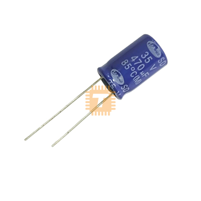 Original SAMWHA 470uF 35V Electrolytic Capacitor THT (CA0225)