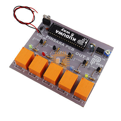 Pinsara 12VDC 5 Way Kuduwa Flasher (MD1010)