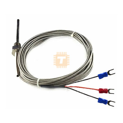 PT100 Thermocouple (50mm) -50 to +400C 220cm WZPT-05 (MD0713)