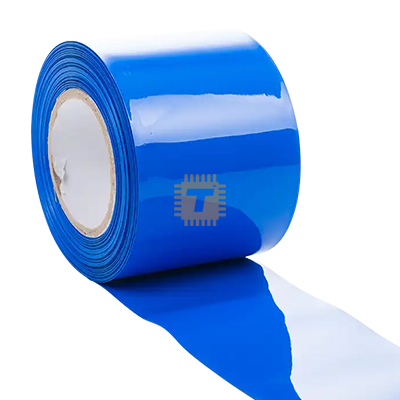 PVC Heat Shrink Tube Insulated Film Wrap Blue 100mm width 10cm length for 18650 Li-Ion Battery Pack (BA0214)