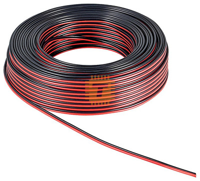 Red-Black Twin Cable Power Speaker Wire 100m Full Roll (DW2468) (TA0941)