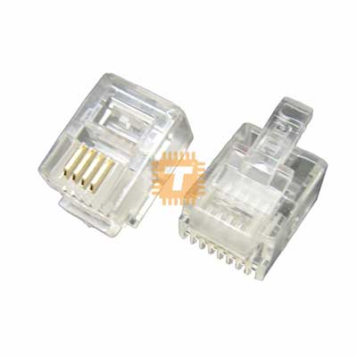 RJ11 Connector Telephone Crimp (TA0241)