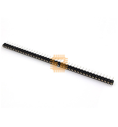 Round 40-pin Single row female headers 2.54mm (HE0022)