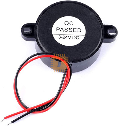 SHD4216 Active Piezo Buzzer 3-24VDC 42x16mm (SP0031)