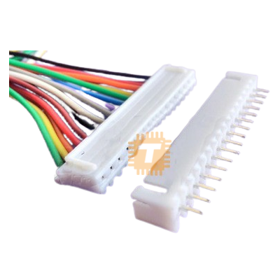 Short 16-Way PCB Mount Wire Clip with Socket (XH-16PX-150MM) (TA0419)