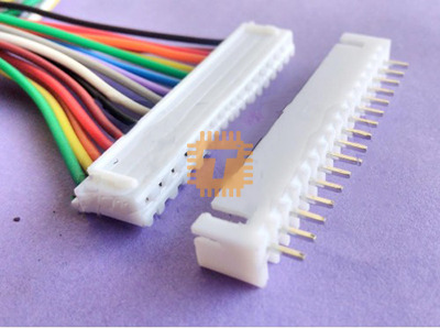 Short 16-Way PCB Mount Wire Clip with Socket (XH-16PX-150MM) (TA0419)