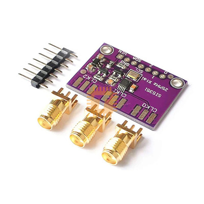 Si5351 Clock Generator Module 8KHz-160MHz I2C for Arduino 3-5VDC (MD0827)