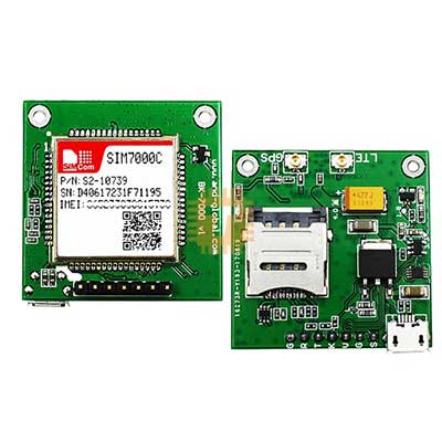 SIM7000C 4G NB-IoT / 4G eMTC / EDGE / GPRS / GNSS LTE Module (MD0339)