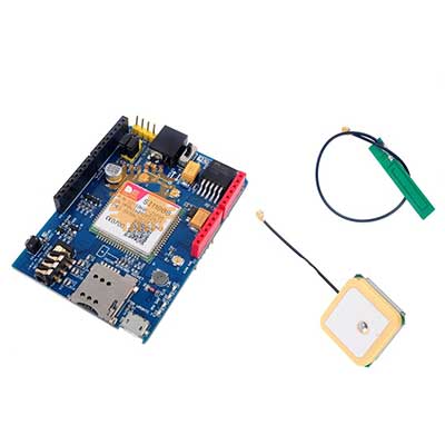 SIM808 Quad-Band GSM GPRS GPS BT Development Board Shield for Arduino (MD0150)