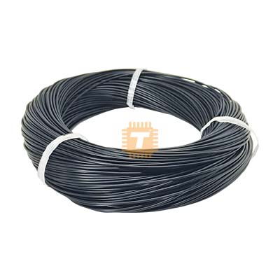 Single-Core Circuit Wire Black 100m Full Role (24AWG) (TA0968)