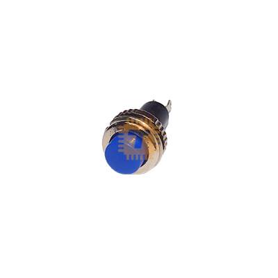 Small Momentary Push Button Switch Blue 9mm (BU0134)