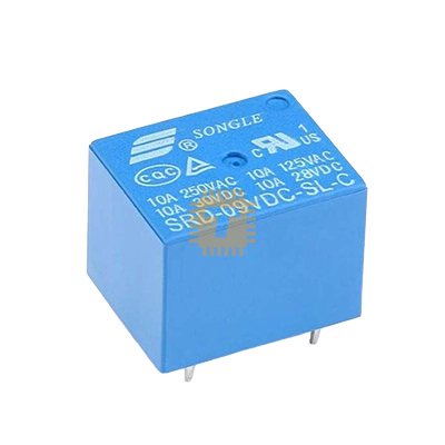 Songle 9VDC Miniature Relay 10A 250VAC / 10A 30VDC (Original) (RL0095)