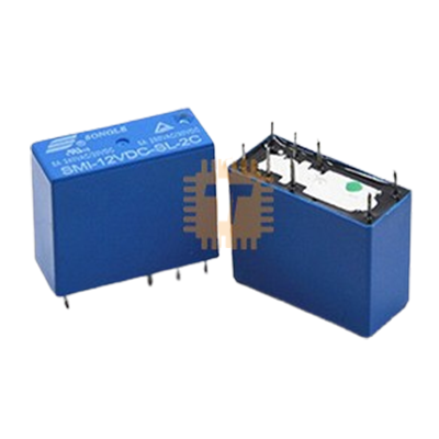 Songle Relay SMI-12VDC-SL-2C 12VDC [5A 250VAC/30VDC] DPDT (RL0043)