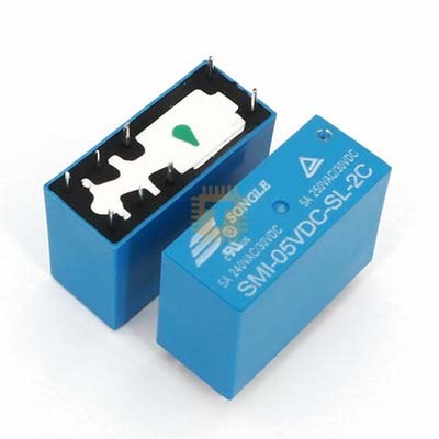 Songle Relay SMI-5VDC-SL-2C 5VDC [5A 250VAC/30VDC] DPDT (RL0064)