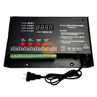 T8000 Pixel LED Controller Driver with SD Card (LE0140)