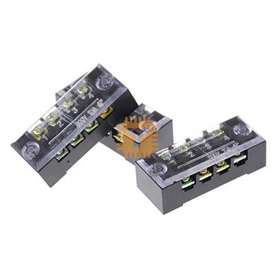 TB-1504 600V 15A 4-Positions Barrier Strip Terminal Block (TB0016)