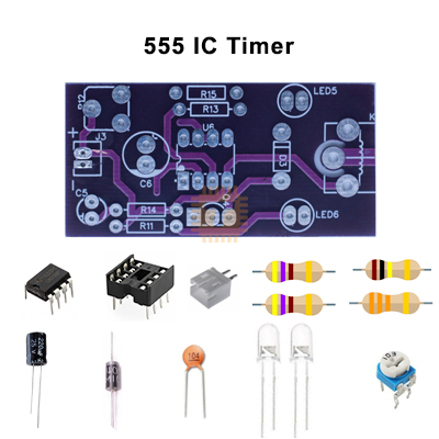 Timer Circuit 555 J3 DIY (Made by Skytronic) (EL0005)