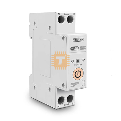 TOMZN TOB9-63T Smart Switch Voltage Current Protection Timer Relay MCB TUYA Smart Life 63A 1P+N WIFI (TA1026)
