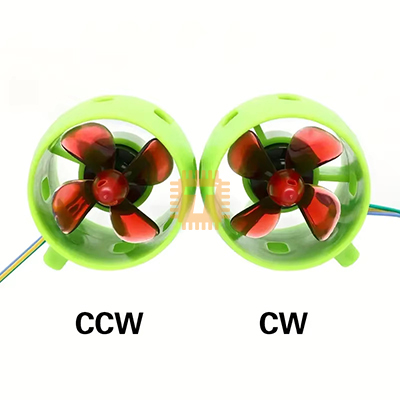 Underwater Jet Boat Thruster Engines 4 Blades 12-24VDC 20A (2 Units CW CCW) (RB0308)