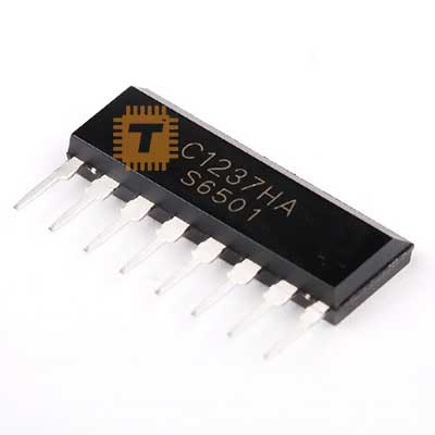 UPC1237HA Stereo Amplifier Protection IC (IC0204)