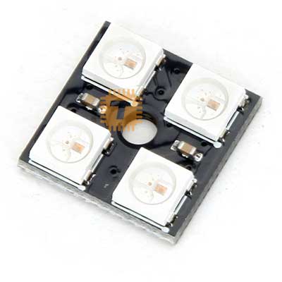 WS2812 5050 RGB Addressable LED Module 2x2 4-Bit 5V Pixel (LE0061)