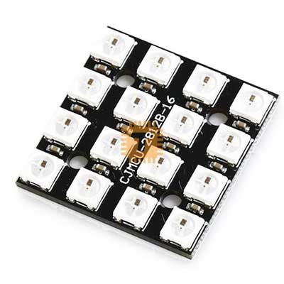 WS2812 5050 RGB Addressable LED Module 4x4 16-Bit 5V Pixel (LE0062)