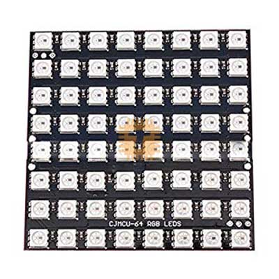 WS2812 5050 RGB Addressable LED Module 8x8 64-Bit 5V Pixel (LE0059)