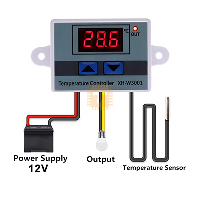 XH-W3001 Temperature Control Switch Thermostat 12V (MD0708)