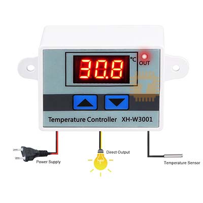 XH-W3001 Temperature Control Switch Thermostat 220VAC (MD0678)