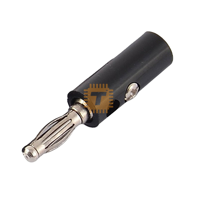 Banana Plug 4mm Black (BU0080)
