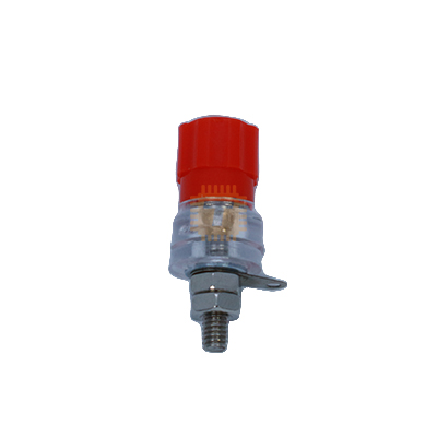 Banana Socket Female Small Red Transparent 4mm YO25-019 (BU0103)